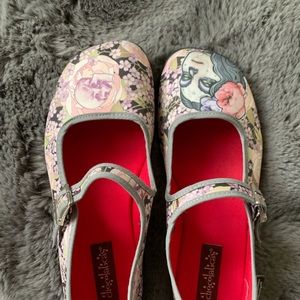 Flora Day of the Dead Chocolaticas! Hot Chocolate Mary Jane Shoes
